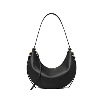 Tory Burch Romy Half Moon Leather Shoulder Bag