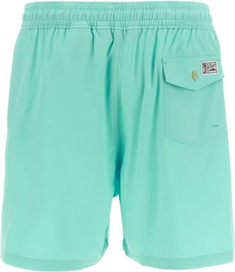 Polo Ralph Lauren Logo-Embroidered Swim Shorts - Mint