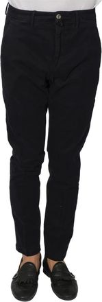 Siviglia Polyester broek met Amerikaanse zak - Heren - Chinos - Blauw - W38 - Polyester - Broeken