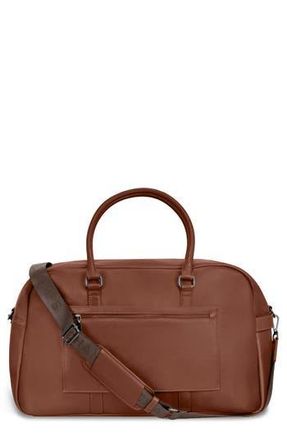 Champs Luggage Onyx Leather Duffel Bag in Brown at Nordstrom Rack