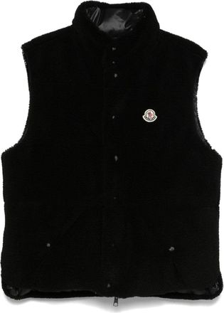 Moncler Colbricon gilet - men - Goose Down/Polyester/Polyester/Goose Feather - 4 - Black