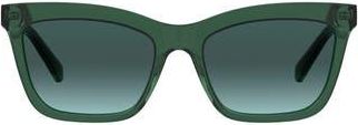 Love Moschino 54mm Square Sunglasses in Green at Nordstrom Rack