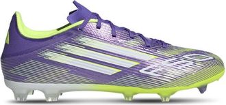 adidas Mens adidas F50 League FG - Shoes Purple Rush/White Size 10.0