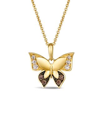 Le Vian 14K 0.17 Ct. Tw. Diamond Butterfly Pendant