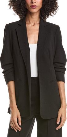 Anne Klein Scrunch Sleeve Open Jacket