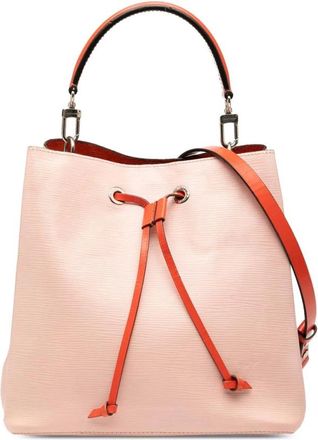 Louis Vuitton Pre-owned Bucket Bags, female, Pink, Size: ONE SIZE Pre-owned Leather Bucket Bag
