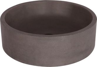 Differnz Marba Waskom Rond 42x13cm Beton Donker grijs