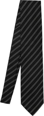 Destin Cravatta gessata - Nero