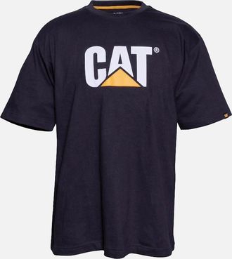 CAT Mens Caterpillar Mens TM Logo Short Sleeve T-Shirt - Black - Size: 48