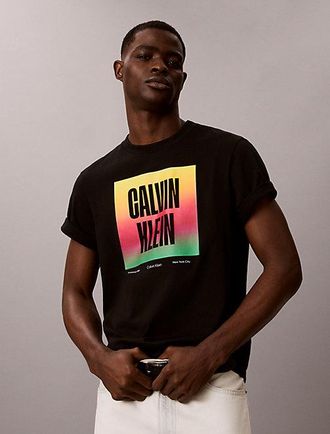 Calvin Klein Relaxed T-shirt met logo - Pride