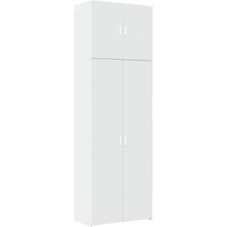vidaXL Credenza Bianca 80x42,5x249 cm in Legno Multistrato vidaXL