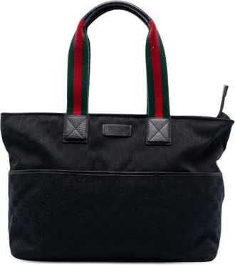 Gucci Pre-owned Gucci GG Canvas Web Tote Ladies VXXOFUIBUXRXBD9X