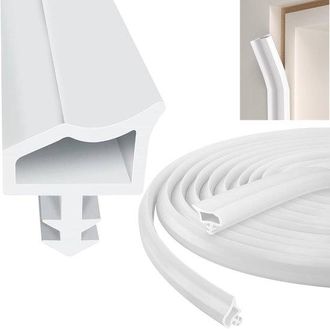 No Brand Burlete De 10 Metros Para Marcos De Puertas - Burlete Para Puertas - Burlete Cortavientos - Aislamiento Ac&uacute;stico - Resistente A La Humedad - Material 