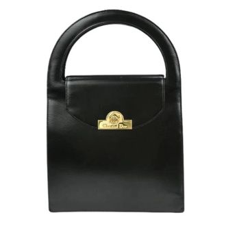 Dior Pre-owned Handbags, female, Black, Size: ONE SIZE Pre-owned Vintage Handbag