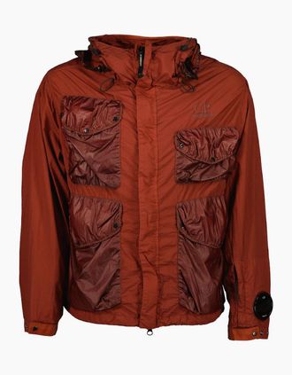 C.P. Company Mens Taylon L Mixed Goggle Jacket - Cream - Size: 40/Regular