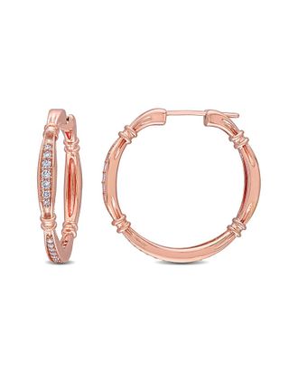 Rina Limor 10K Rose Gold 0.35 Ct. Tw. Diamond Earrings