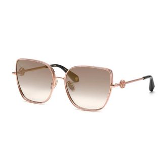 Roberto Cavalli Butterfly Full Rim Sunglasses - Gold