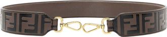 Fendi Fendi Zucca Embossed Leather Shoulder Strap (Authentic Pre-Loved)