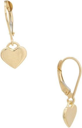 Italian Gold, Inc 14K Heart Leverback Earrings