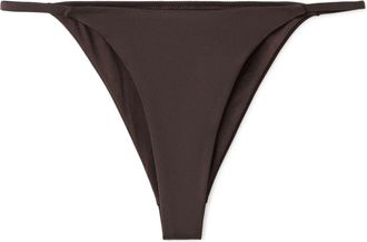 Mango Scoop Front Bikini Bottoms in Brown at Nordstrom, Size Medium