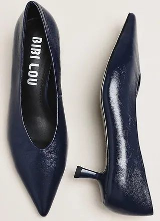 Bibi Lou Pointed-Toe Kitten Heels