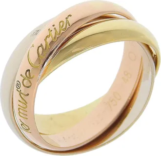Cartier Trinity Yellow Gold (18K) Pink Gold (18K) White Gold (18K) Band Ring (Pre-Owned)