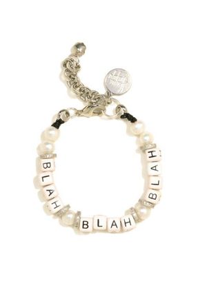 Venessa Arizaga Blah Blah Blah Bracelet in White at Nordstrom