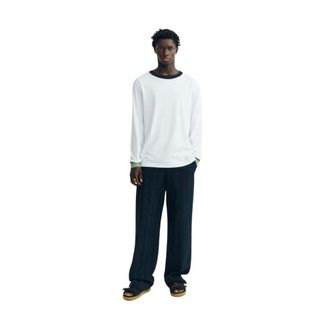 Thinking Mu Heren, Broeken, Blauw, Maat: XS