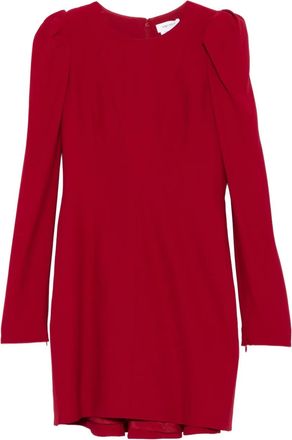 Alexander McQueen Abito con maniche a palloncino - Rosso