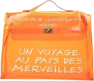 Hermès Pre-owned Handbags, female, Orange, Size: ONE SIZE Pre-owned Vintage Handbag