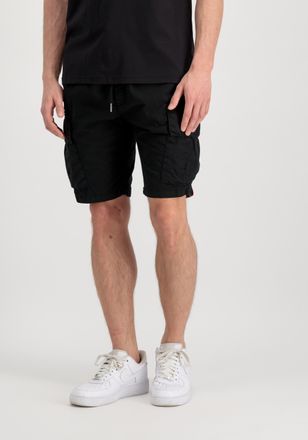 Alpha Industries Sweatshorts ALPHA INDUSTRIES Ripstop Jogger Short, Herren, Gr. L, Normalgr&ouml;ssen, schwarz, Obermaterial: 100% Baumwolle, Hosen Sweatshorts