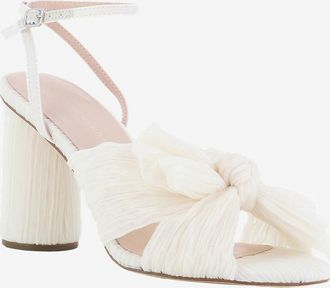 Loeffler Randall Sandalen aus plissiertem Stoff Camellia 85