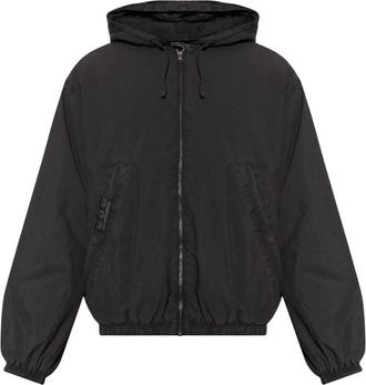 Umbro Ge&iuml;soleerd Jack met Capuchon - Heren - Trainingsjackets - Zwart - L - Leer - Fitness