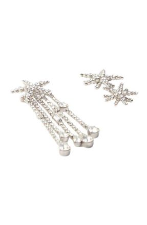 Maje Star strass-earings in Crystal at Nordstrom