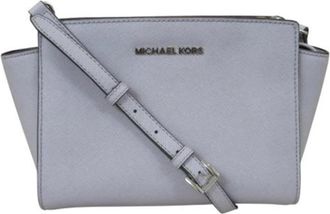 Michael Kors Tweedehands leren schoudertassen - Dames - Vintage Schoudertas - Paars - ONE Size - Leer - Vintage