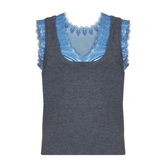 Paco Rabanne Dames, Tops, Blauw, Maat: XS Wol