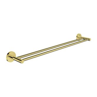 GROHE Essentials Toallero Met&aacute;lico Doble Con Fijaciones Ocultas, Cool Sunrise (40802gl1)