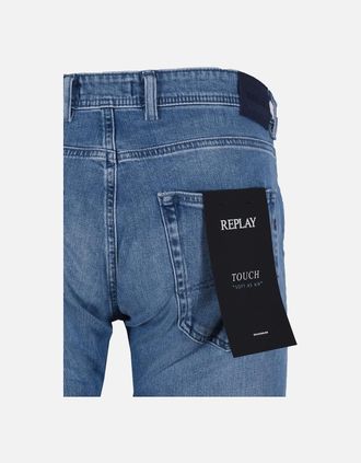 Replay Mens Replay Grover Jeans Light Denim Wash - Size: 34/34