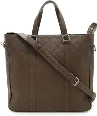 Louis Vuitton Meteor Damier Infini Leather Shoulder Bag Tote Bag (Pre-Owned)