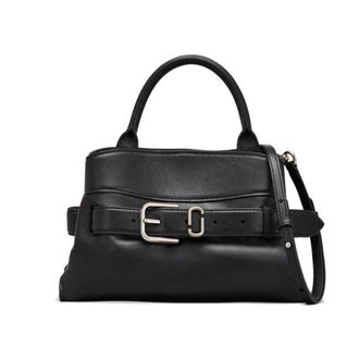 Marc Jacobs The Small Satchel Bag - Dames - Handtassen - Zwart - ONE Size - Leer - Tassen