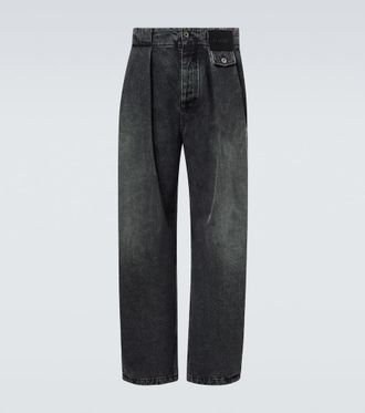 Loewe Pleated barrel-leg jeans