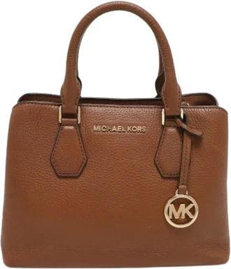 Michael Kors Pre-owned Handbags, female, Brown, Size: ONE SIZE Pre-owned Camille Satchel