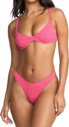 Billabong Were Wild Demi Underwire Bra In Paradise Pink