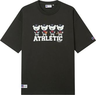 Chocoolate graphic print T-shirt - men - Cotton - S - Grey