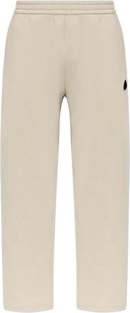 Moose Knuckles Broeken, Heren, Beige, XL, Katoen, Rechte broek sweatpants
