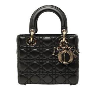 Dior Pre-owned Lady Dior - Dames - Pre-owned - Zwart - Maat: ONE Size Leer