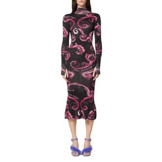 Versace Jeans Couture Dames, Jurken, Veelkleurig, Maat: XS