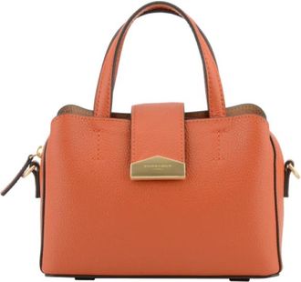 Pourchet Dames, Tassen, Oranje, Maat: ONE Size Leer