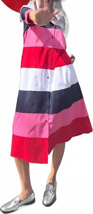 Vilagallo Lea Midi Dress In Rosa