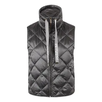 Max Mara Vests, female, Gray, Size: 2XS The Cube Padded Quilted Gilet